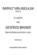 Rainulf und Adelasia op. 14 
