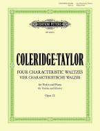 4 Valses característicos op. 22 