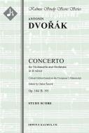 Concerto for Cello in B minor, op. 104/B. 191 