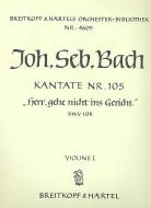 Herr, gehe nicht ins Gericht mit deinem Knecht 