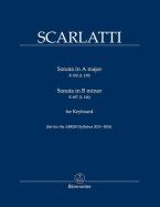 Sonate in A major K 182 (L 139) - Sonate in B minor K 497 (L 146) 