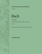 Konzert in e-moll BWV 1059R 