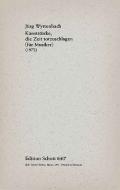 Kunststücke, die Zeit totzuschlagen 