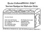 Aus dem Spielgut der Alpbacher Bläser 