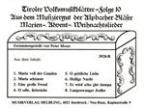 Marien-, Advent-, Weihnachtslieder 