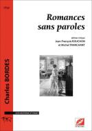 Romances sans paroles 
