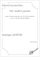 Un soleil jaune 