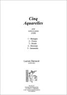 5 Aquarelles 
