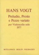 Preludio, Presto e Pezzo variato 