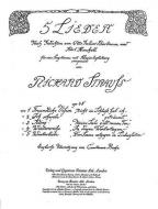 Five Songs to Poems by Otto Julius Bierbaum und Karl Henckell Op. 48/4 