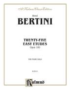 25 Easy Etudes, Op. 100 Standard