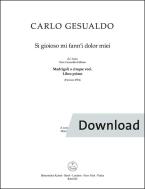 Sì gioioso mi fann’i dolor miei 