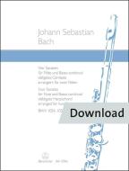4 Sonatas para flauta y clave bajo continuo/obbligato BWV 1034, 1035, 1030, 1032 Download