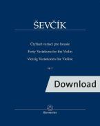 40 Variaciones para violín op. 3 Download