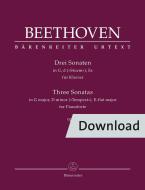 3 Sonatas en Sol, Re ('Tempestad'), Mi bemol op. 31 Download