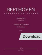 Sonata en do menor op. 111 Download