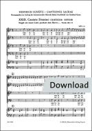 Cantate domino canticum novum No. 29 SWV 81 Download