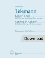 Concierto en la menor para violín, cuerdas y bajo continuo Download