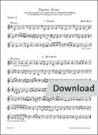 Segunda suite basada en danzas del libro de música de Leopold Mozart para Wolfgang 