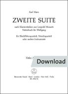 Segunda suite basada en danzas del libro de música de Leopold Mozart para Wolfgang 