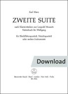 Segunda suite basada en danzas del libro de música de Leopold Mozart para Wolfgang 