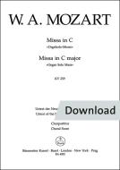 Missa en do mayor KV 259 Download