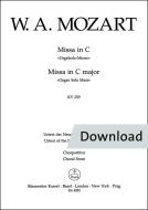Missa en do mayor KV 259 Download