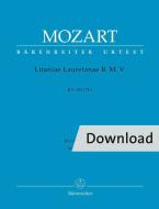 Litaniae Lauretanae en si bemol mayor KV 109 (74e) Download