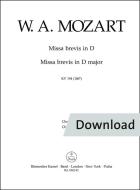 Missa brevis en re mayor KV 194 (186h) Download