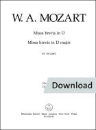 Missa brevis en re mayor KV 194 (186h) Download