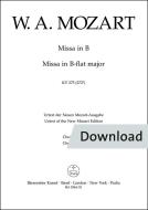Missa brevis en si bemol mayor KV 275 (272b) Download