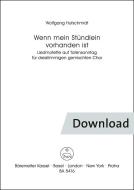 Wenn mein Stündlein vorhanden ist 