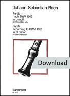 Partita en do menor BWV 1013 Download