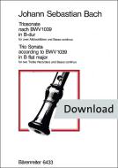 Sonata para trío en si bemol mayor BWV 1039 Download