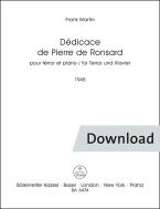 Dedicatace de Pierre de Ronsard Download