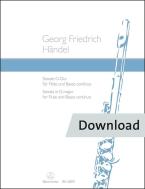 Sonata en sol mayor para flauta y bajo continuo HWV deest Download