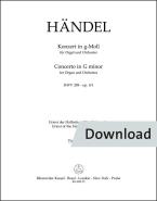 Concierto en sol menor op. 4/1 HWV 289 