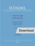Concierto en fa mayor operación. 4/4 HWV 292 Download