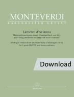 Lamento d'Arianna para 5 voces (SSATB) y bajo continuo Download