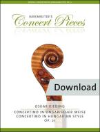 Concertino en estilo húngaro en la menor op. 21 Download