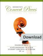 Concierto de estudiante en re mayor op. 22 Download