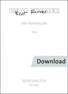 Tres piezas para piano Download