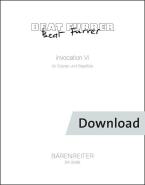 invocación VI para soprano y flauta baja Download