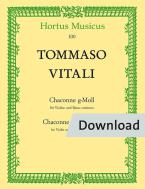 Chacona para violín y bajo continuo Download