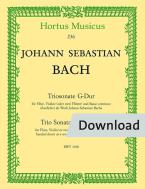 Sonata a Trío BWV 1038 Download