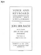 Jesu in Thy Love Enduring BWV 165 