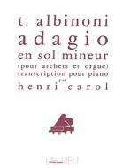 Adagio en sol mineur 