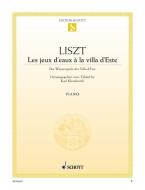 Les jeux d'eaux à la villa d'Este Standard