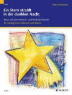 Ein Stern strahlt in der dunklen Nacht 