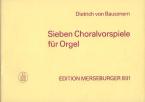 Sieben Choralvorspiele für Orgel 